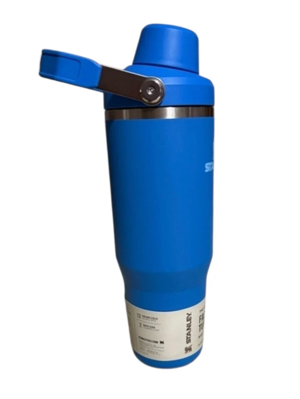 Stanley IceFlow Fast Flow Tumbler 30 oz Azure Blue Insulated NEW - Picture 2 of 5